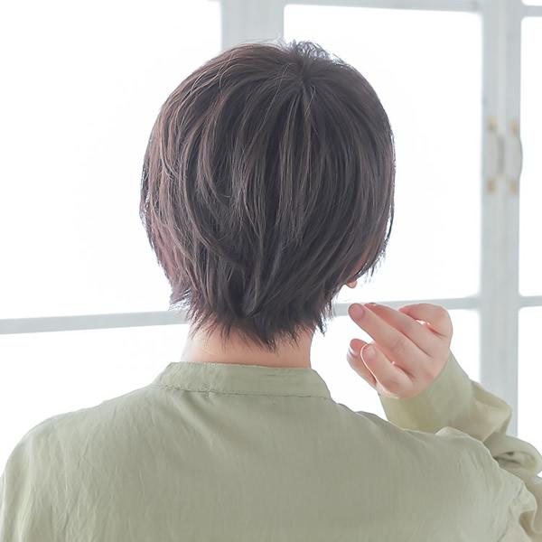 アクアドール 総手植え人毛MIXヘアピース シルクスキン セミショート 無料試着| 総手植え人毛MIXヘアピース シルクスキン セミショート[ahp030]