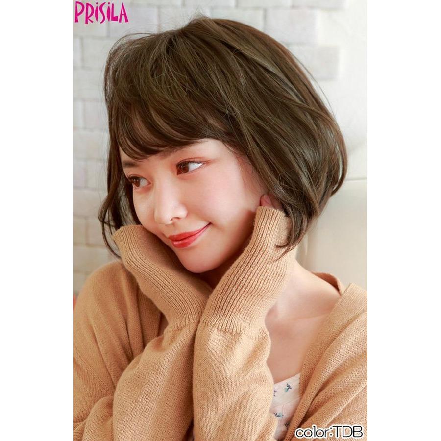 プリシラ 帽子ウィッグ【ボブ】BO-02耐熱 (送料無料) PRISILA フル