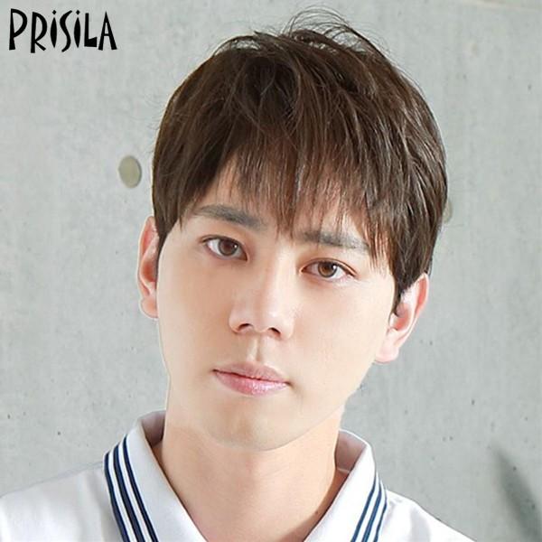 プリシラ 男性用五分ウィッグ【ボリュームショート】GB-23耐熱 (送料無料) PRISILA ポイントウィッグ ショート コスプレ ウィック