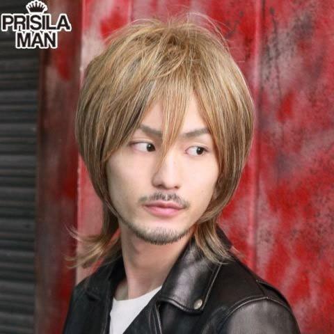 ウィッグ 男性用 メンズ オールウィッグ プリシラマン ワイルドウルフ Ma 105耐熱 送料無料 プリシラ Prisila キャンディコムウェア 通販 Paypayモール