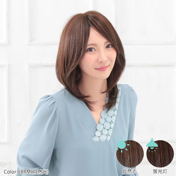 アクアドール ヴィーナス ノーカットミディアムウィッグ人毛MIX