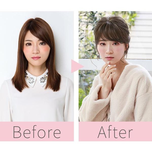 プリシラ つむじあり前髪ウィッグ【ニュアンスカールバングス