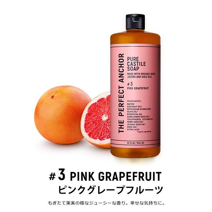 ザ・パーフェクトアンカー 994ml  オーガニック ボディーソープ  (送料無料) 洗顔 メイク落とし 石けん シャンプー カスチール  クレンジング | ザ・パーフェクトアンカー | 02