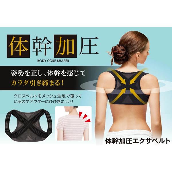 体幹加圧エクサベルト (メール便送料無料) 体幹 加圧 ストレッチ 姿勢