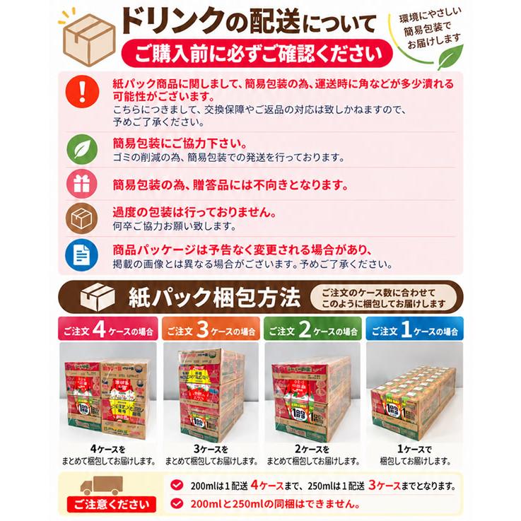 伊藤園（ITO EN） 野菜ジュース 選べる 紙パック200ml 24本入×4ケース
