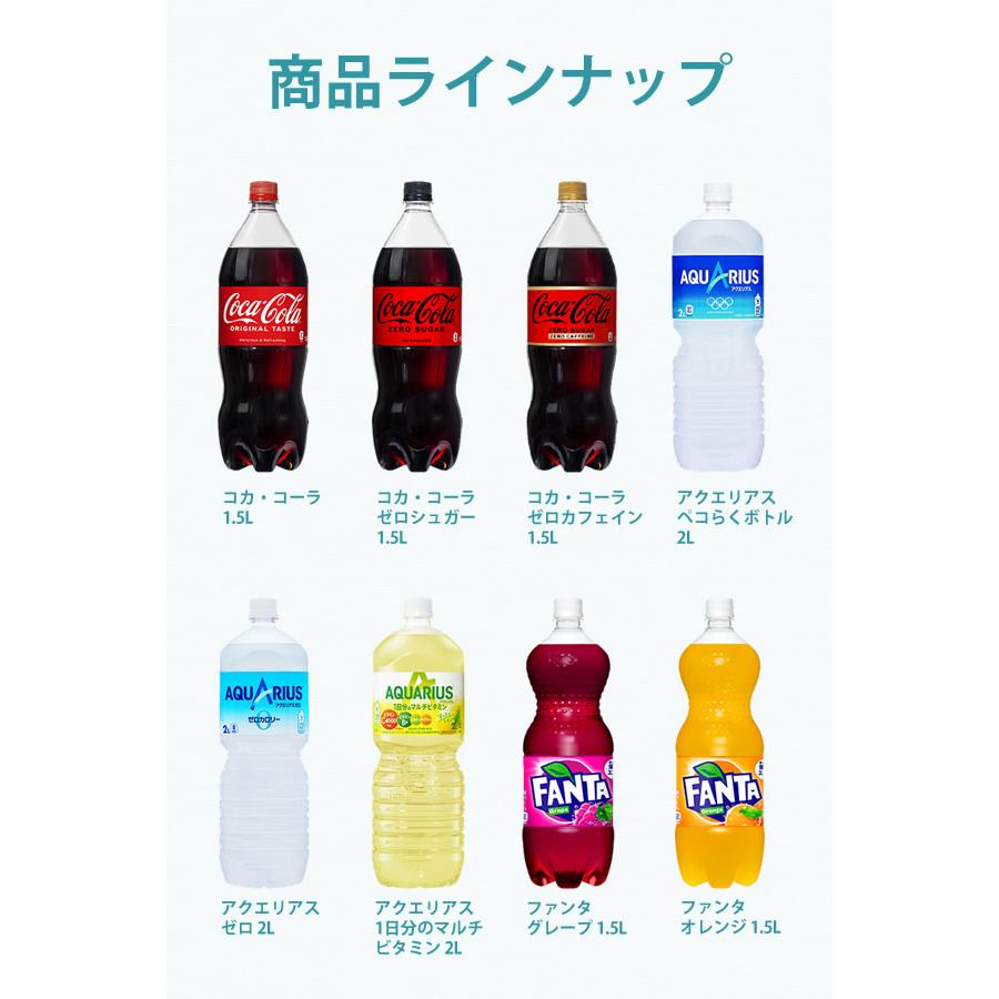 Coca Cola コカコーラ社 2LPETスポーツ・1.5LPET×6本 1ケース