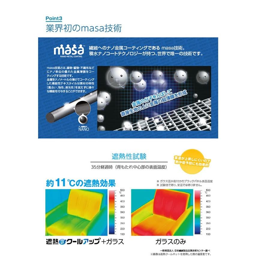 新品未使用8枚セット sekisui 遮熱クールアップmasa ミラー効果 積水 遮熱 遮光 熱中症 セキスイ 遮熱クールアップ（100×200cm） 2枚セット