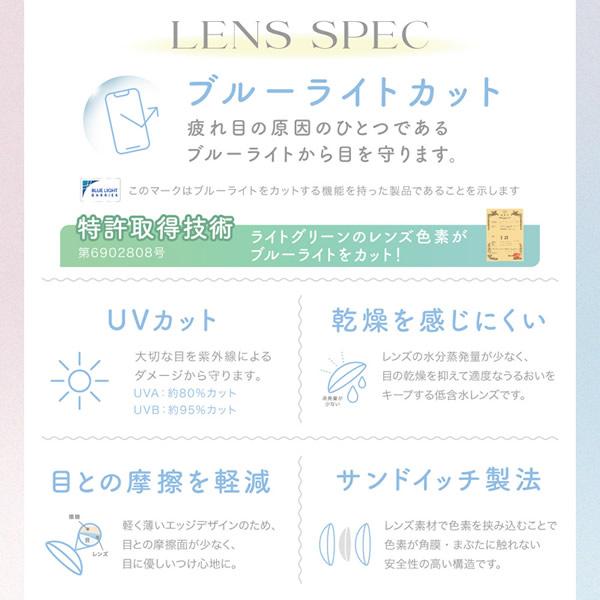 鈴木愛理 キャンディーマジック BLB ワンマンス 1箱1枚×2箱 (メール便送料無料) カラコン 1ヶ月 ブルーライトカット マンスリー 度なし 度あり | candymagic | 14