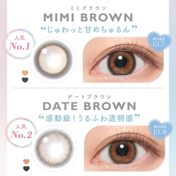 鈴木愛理 キャンディーマジック BLB ワンマンス 1箱1枚×2箱 (メール便送料無料) カラコン 1ヶ月 ブルーライトカット マンスリー 度なし 度あり | candymagic | 05