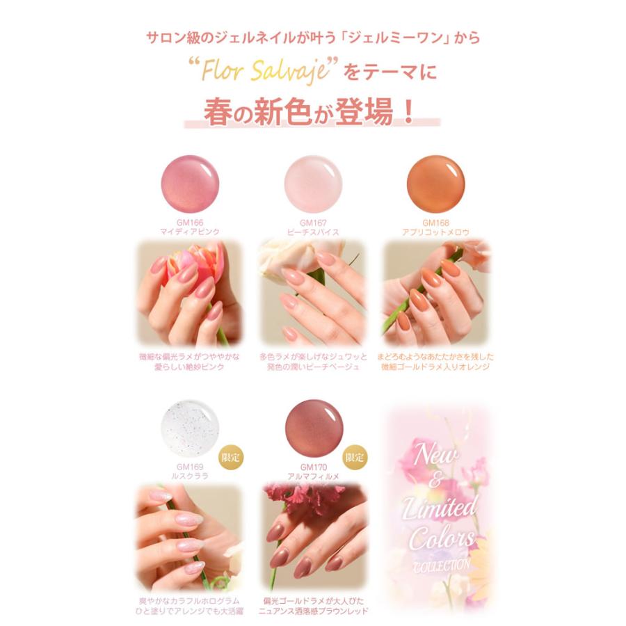 Gel Me1 春の限定色登場!! ジェルミーワン (メール便送料無料) ジェル