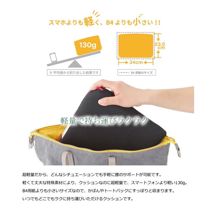 ドクターエル mini (送料無料) 腰痛対策 クッション 日本製 腰