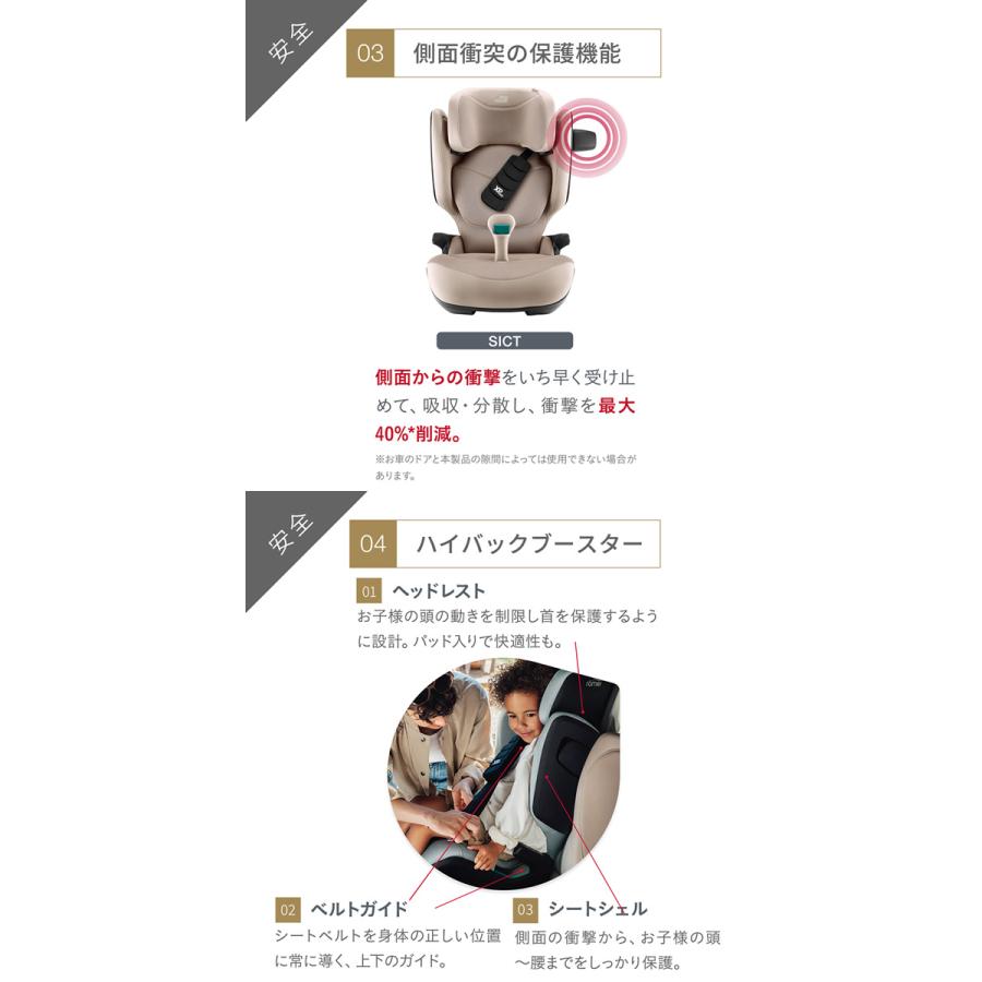 正規販売店／4年保証 ブリタックス レーマー キッドフィックス プロ  (送料無料) チャイルドシート R129適合 ジュニアシート 小学生 Britax Romer | Britax Romer | 04