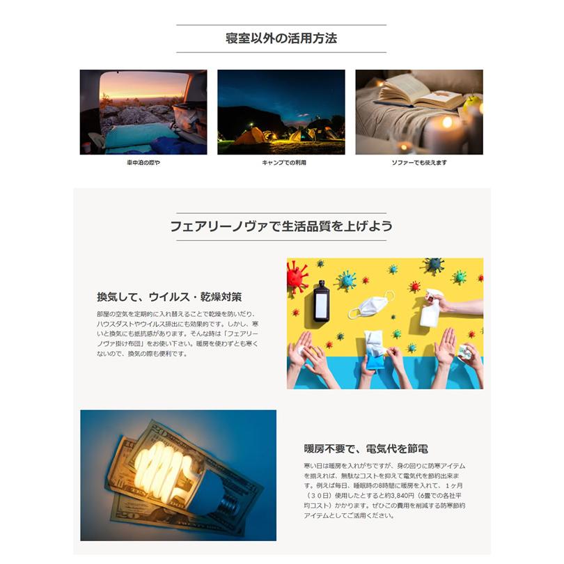 フェアリーノヴァ掛け布団 (全国一律送料無料) 布団 ふとん シングル