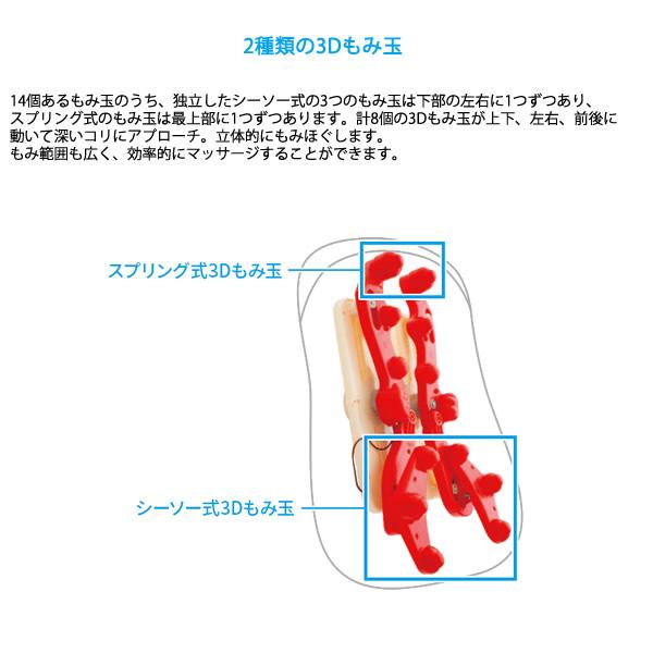 管理医療機器 モンデール マッサージボード MB2 選べるおまけ付き  (送料無料) マッサージ器 マッサージ 3D もみ玉 軽量 コンパクト ヒーター 電動 自宅 椅子 | mondiale | 02