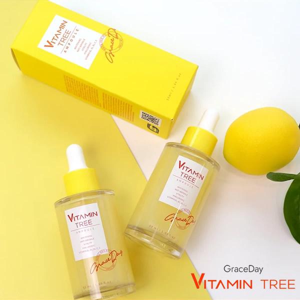 グレイスデー ビタミンツリー セラム 50ml (定形外郵便送料無料) 美容液 美容 ナイアシンアミド ビタミン スキンケア グレイスデイ ウィッチズポーチ | ブランド登録なし