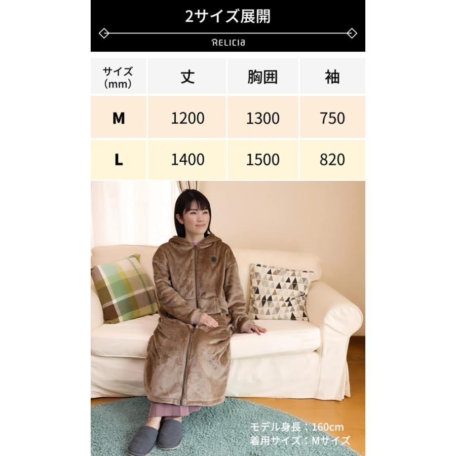 着るヒーター付きブランケット (送料無料) ブランケット 電気 着る毛布