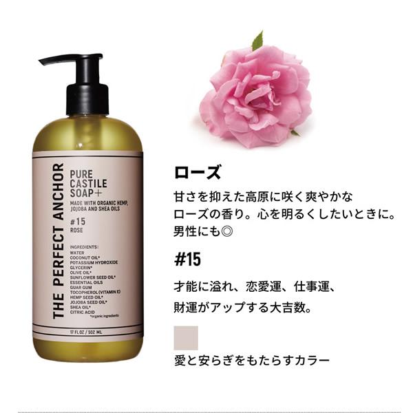 ザ・パーフェクトアンカー ピュアカスチールソープ プラス 502ml (送料無料) オーガニックソープ ボディーソープ クレンジング 洗顔 | ザ・パーフェクトアンカー | 11