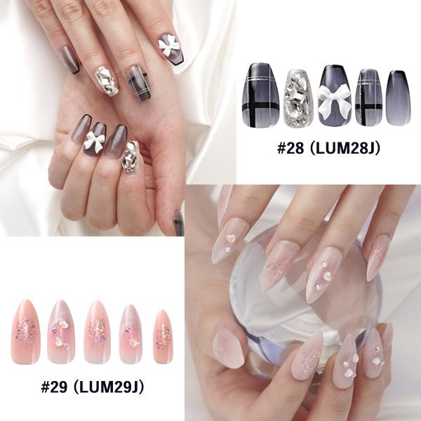 KISS NEW YORK ルミナス (メール便送料無料) キスニューヨーク 人気 ネイル ネイルチップ セルフネイル LUMINOUS コフィンシェイプ アーモンドシェイプ 3D | KISS NEW YORK | 07