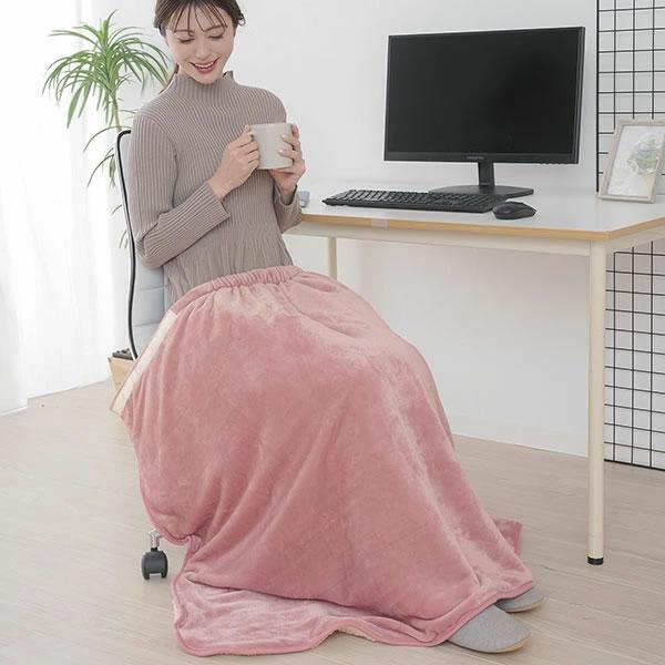 HOTαアルミ入り腰巻きブランケット (送料無料) ブランケット ひざかけ
