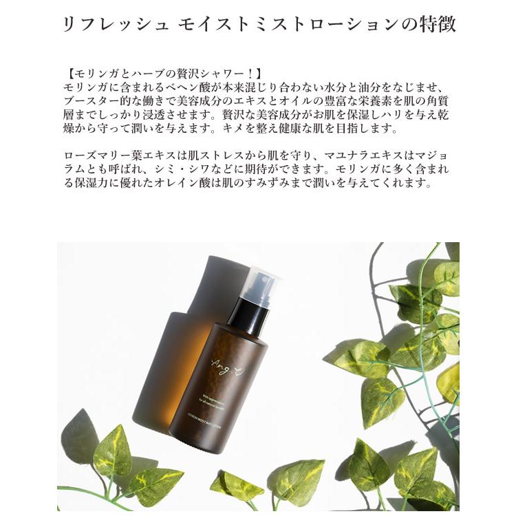 Ang.U アンジーユー リフレッシュモイストミストローション (送料無料) スキンケア モリンガオイル エイジングケア 化粧水 ローション ブースター ローズマリー | ブランド登録なし | 06