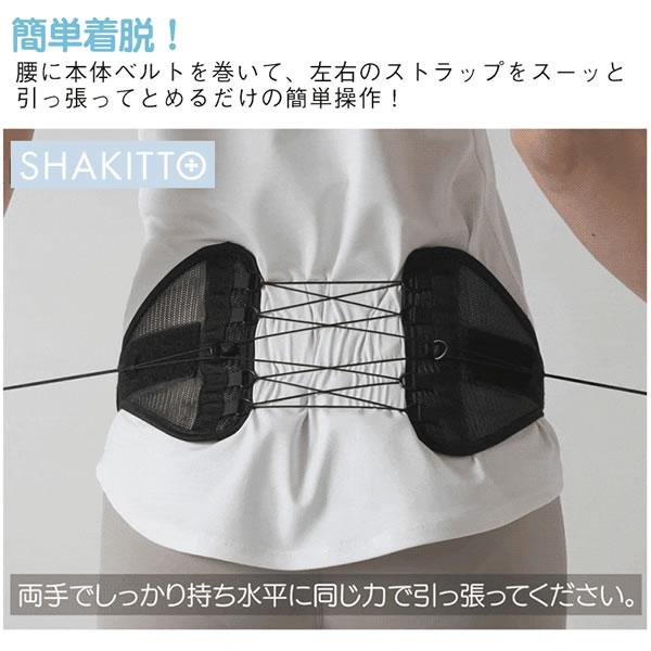Dr.PRO シャキット腰ベルト (メール便送料無料) 腰サポーター 補正