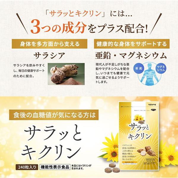 サラッとキクリン 機能性表示食品 (メール便送料無料) イヌリン 菊芋