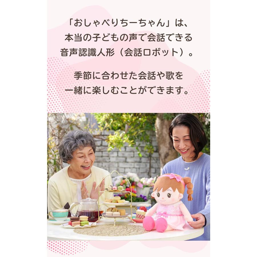 ギフト用ラッピング無料 音声認識人形 おしゃべりちーちゃん (送料無料