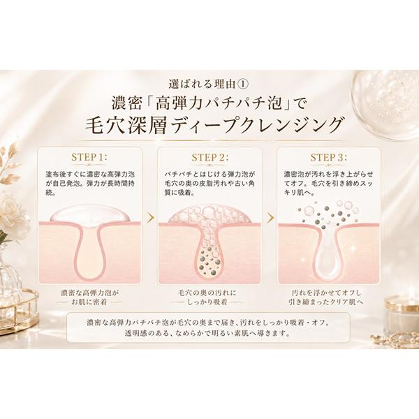泡の毛穴パック 10本入り AwaPack ジェル状泡パック 8.5g×7包入り (メール便送料無料) パック 泡