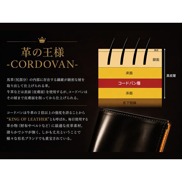 FRUH フリュー コードバン スマートショートウォレット GL020 (送料無料) 財布 二つ折り 日本製 コードバン 馬革 薄型 極薄 | FRUH | 02
