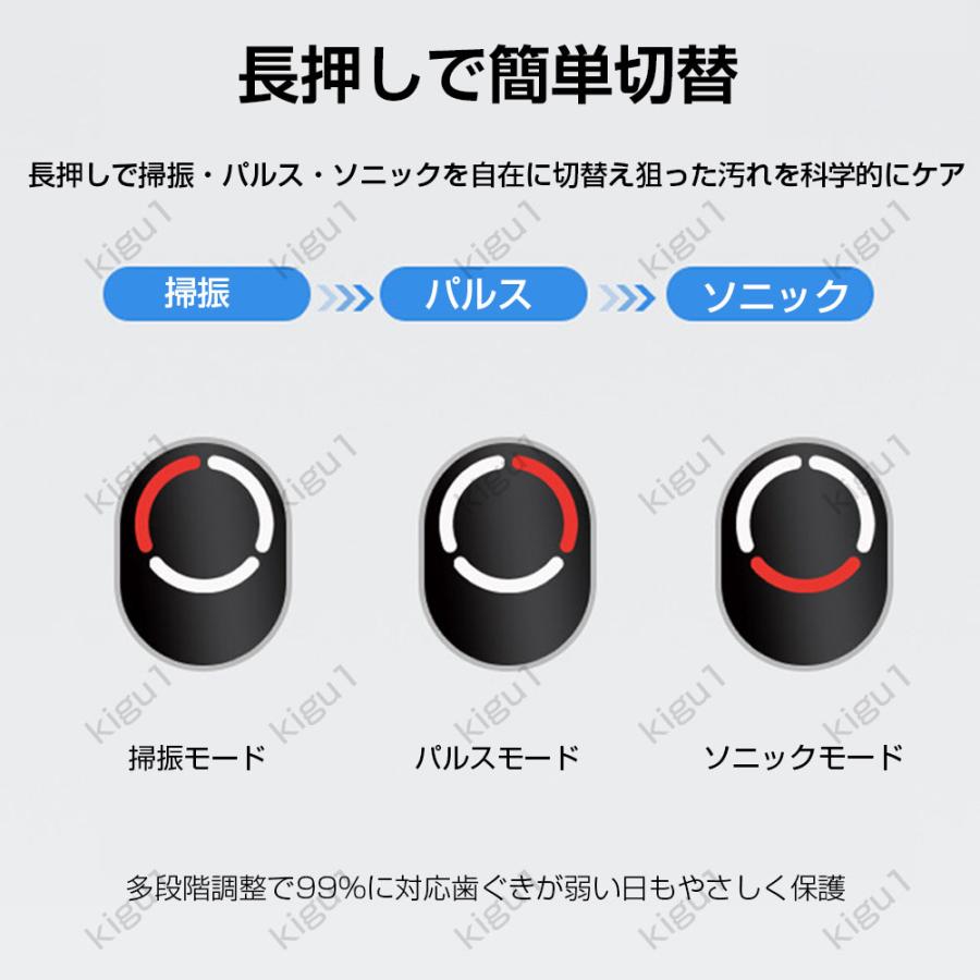 電動歯ブラシ 電動歯ブラシ充電式 48,000回/分 IPX7防水 充電スタンド付き 音波歯ブラシ 高速振動 替えブラシ付 はみがき 歯磨き 歯垢除去 虫歯予防 2025最新 |  | 14