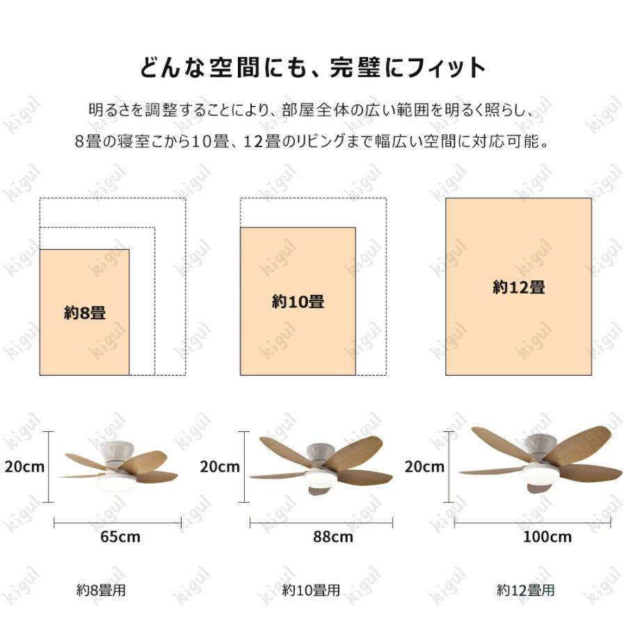 シーリングファンライト 調光調色 静音 dcモーター 天井照明 照明器具 リモコン操作 シーリングファン 扇風機 軽量 薄型 小型 北欧 ダイニング用 新居 人気 |  | 15