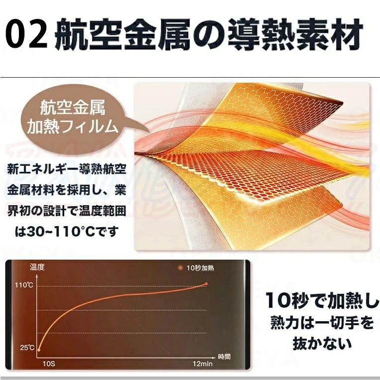 ホットプレート 電気保温トレイ 食品保温プレート 折りたたみ式 3段階の温度設定 60℃/80℃/100℃ 多機能食品断熱ボード フードウォーマー ホットプレート |  | 06