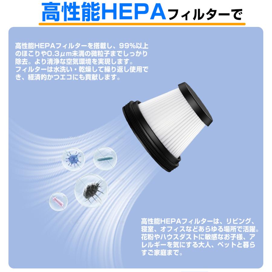 【限定11980円】掃除機 コードレス 52900pa吸引力 強力吸引 吸引水拭き一体 サイクロン 自走式 自立 USB-TypeC充電式 省エネ 大容量タンク 軽量 車両用 2026最新 |  | 16