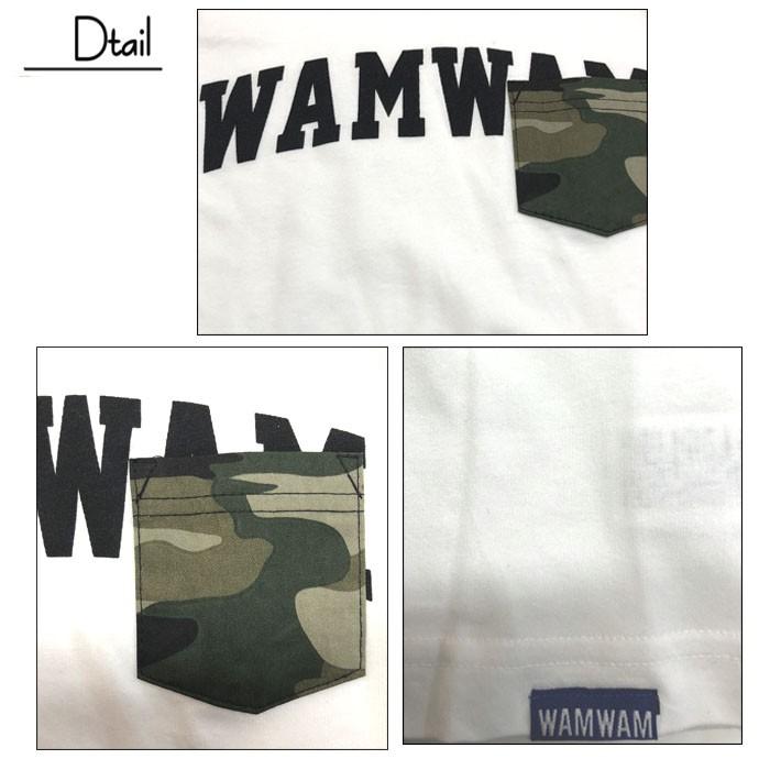 【WAMWAM】ワムワム　カモフラポケット半袖Tシャツ　（120cm-150cm)｜candybear｜03