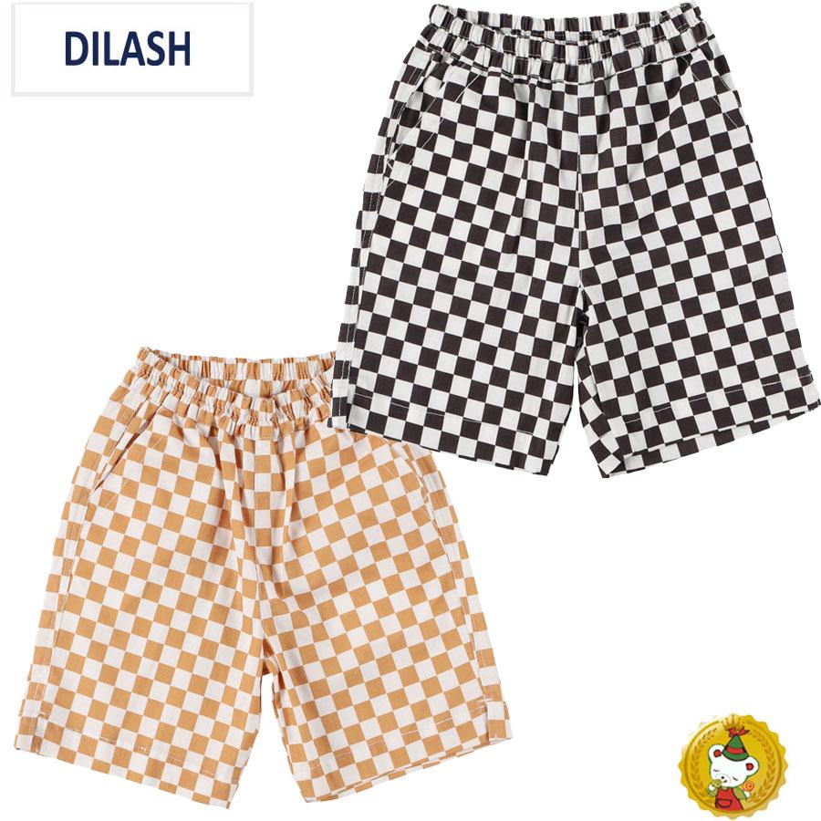 DILASH（ディラッシュ） 30％OFFセール・/ チェッカーフラッグ柄ハーフ