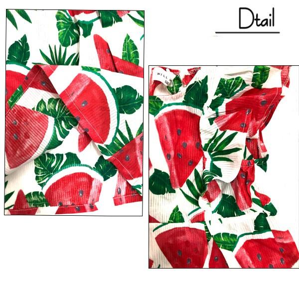 Will Mery ウィルメリー スイカ バナナ柄 綿ワンピース サマードレス 女の子 N キャンディベア ヤフー店 通販 Yahoo ショッピング