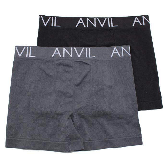 anvil（アンビル） 2枚組セット ボクサーパンツ シームレス メンズ