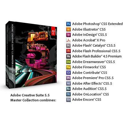 Adobe Creative Suite 5.5 Master Collection Windows/Mac対応