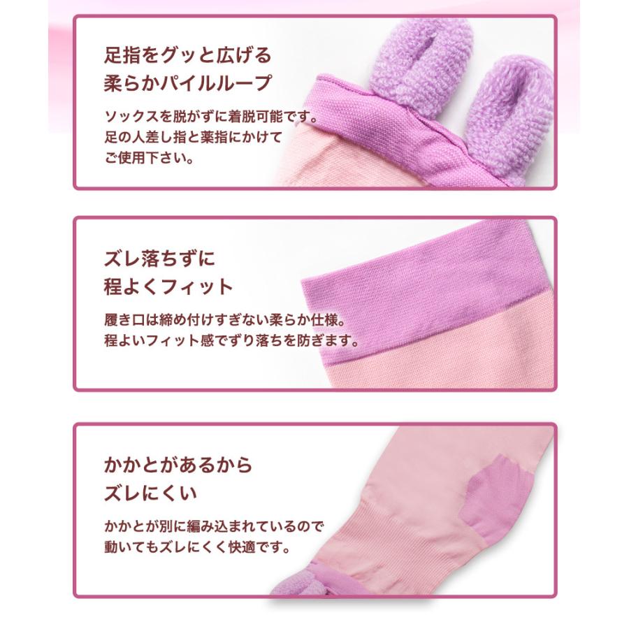 最大57 オフ 着圧ソックス 足指 広げる ソックス 寝るとき 靴下 夜用 レディース ゴルフ 五本指 オープントゥ ニーハイ レギンス スパッツ Cisama Sc Gov Br