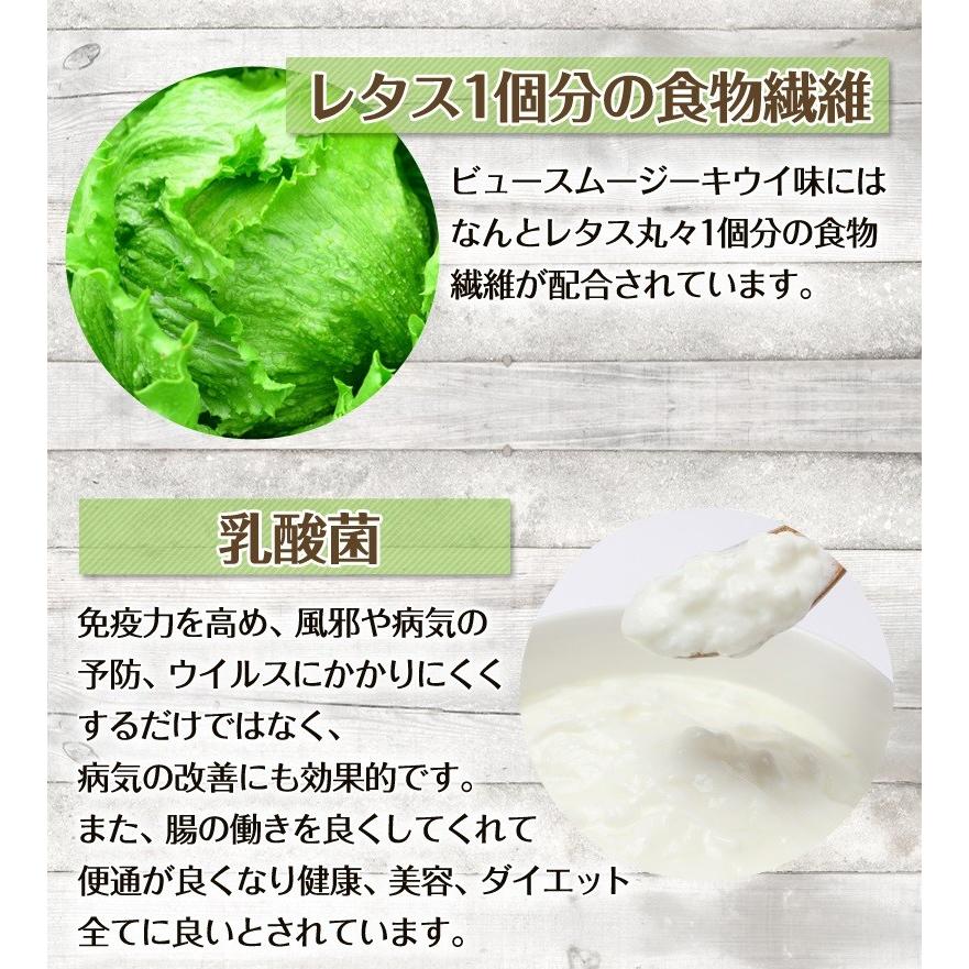 訳あり品の為大特価 ビュー スムージー キウイ味 チアシード入り
