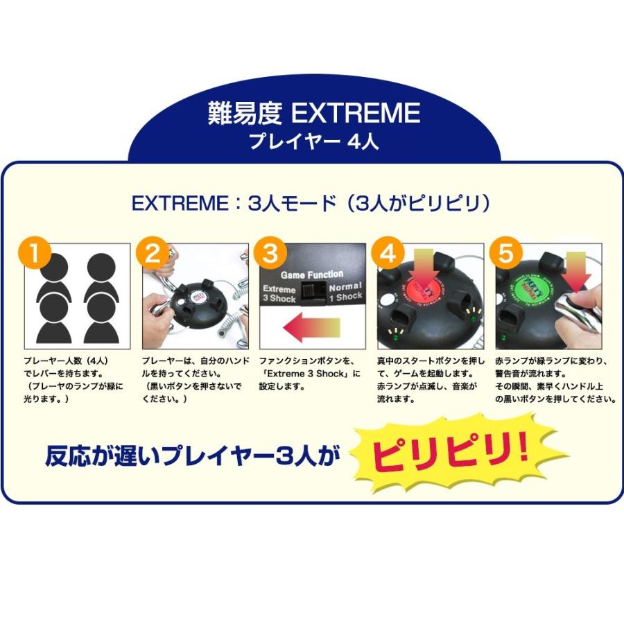 PARTY PIRIPIRI パーティーピリピリ 反射神経勝負 押すのが遅かった人はビリビリ ビリビリゲーム パーディーゲーム 罰ゲーム クリスマス 新年会 忘年会 宴会|candystore-bp|06