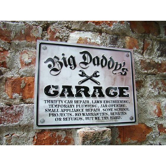 アメリカ ブリキ看板 ビッグダディガレージ　アメリカ雑貨　アメリカン雑貨 | 