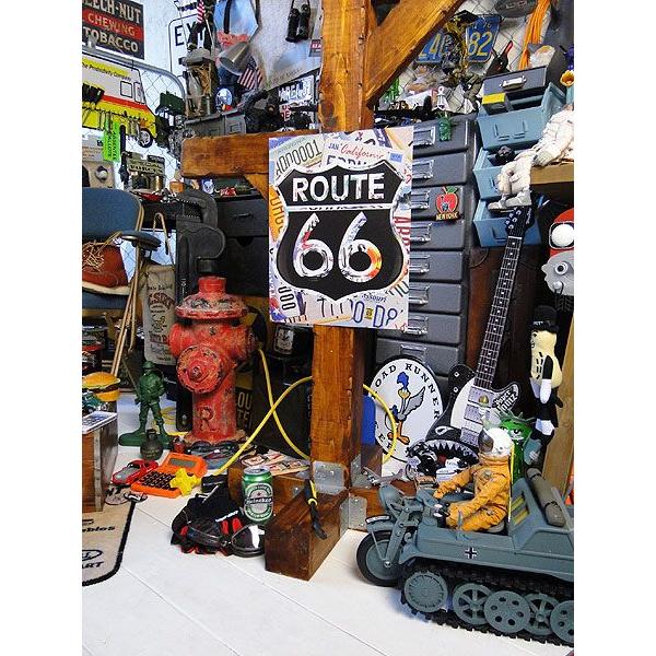 ルート66　ブリキ看板　（ナンバープレート）　アメリカ雑貨　アメリカン雑貨　サインプレート | アメリカン レトロ | 04