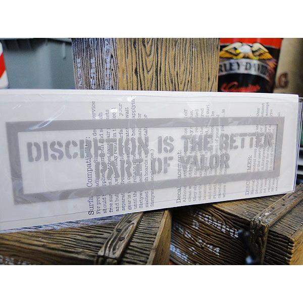 ことわざステンシル転写ステッカー　（逃げるが勝ち）　アメリカ雑貨　アメリカン雑貨　車　シール　ブランド　おもしろ | アメリカン レトロ | 01