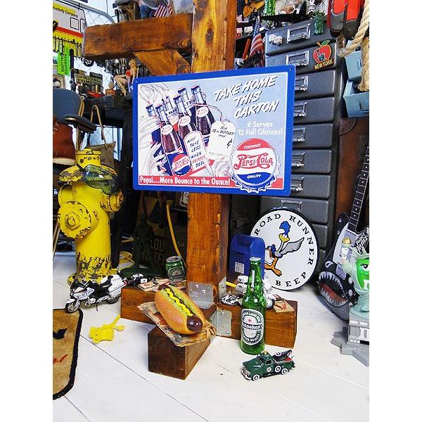 ペプシコーラ　ブリキ看板　（TAKE HOME THIS CARTON）　アメリカ雑貨　アメリカン雑貨　サインプレート　ティンサインボード　壁飾り | アメリカン レトロ | 04