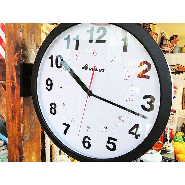 ダルトン　ダブルフェイスウォールクロック　Lサイズ　（ブラック）　■　アメリカン雑貨　アメリカ雑貨　DULTON | DULTON | 02