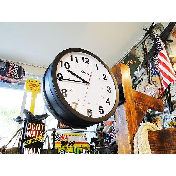 ダルトン　ダブルフェイスウォールクロック　Lサイズ　（ブラック）　■　アメリカン雑貨　アメリカ雑貨　DULTON | DULTON | 05