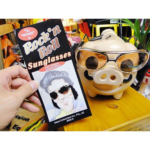 ロックンロールキング　サングラス　（もみあげ付き）　アメリカン雑貨　アメリカ雑貨 |  | 03