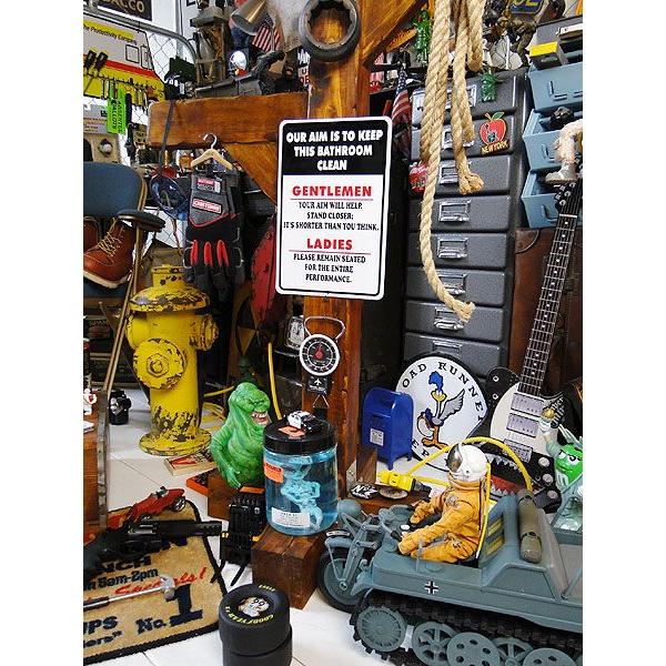 「トイレはキレイに使いましょう！」　ミニブリキ看板　■ アメリカン雑貨 アメリカ雑貨 爆買 |  | 02