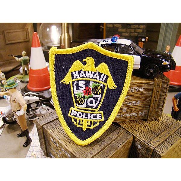 アメリカンポリス　ワッペン　（ハワイポリス）　アメリカ雑貨　アメリカン雑貨　アイロン　アメリカ　エンブレム　ロゴ　ミリタリー | 